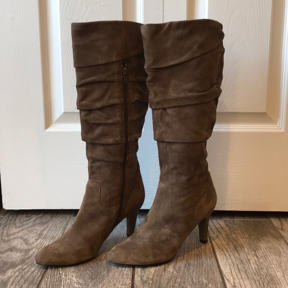 Van Eli Shoes - Van Eli Slouchy Suede Knee-High Boots